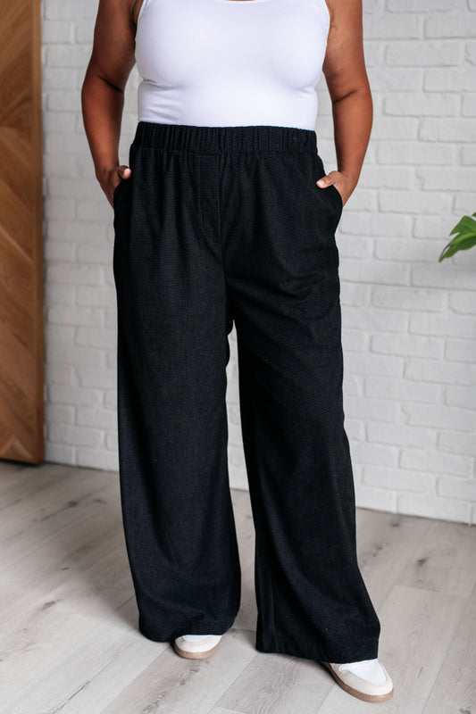 Pantalones de pierna ancha, llueva o truene