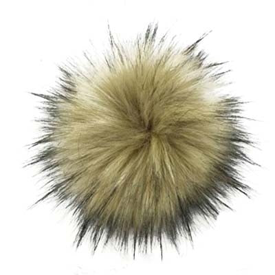 Snap On Pompoms - Natural