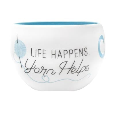 Life Happens Yarn Bowl