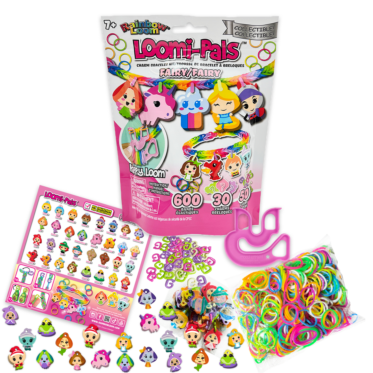 Kit de pulseras con dijes Loomi-Pals® - Hada