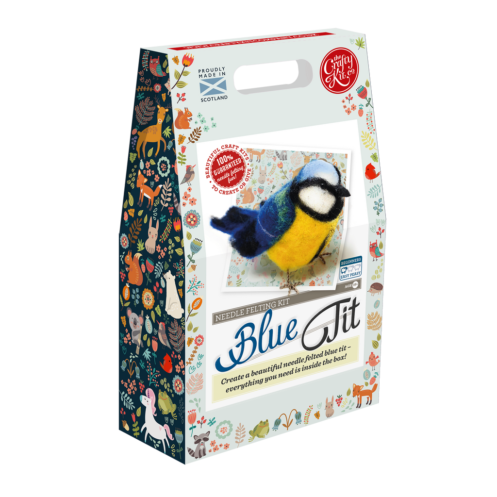 Blue Tit Needle Felting Kit