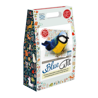 Blue Tit Needle Felting Kit