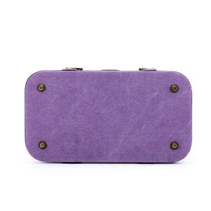 della Q Maker's Train Case - Plum