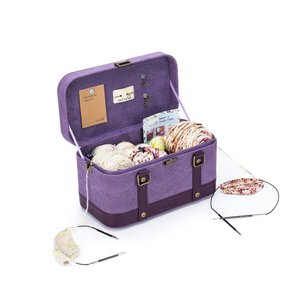 della Q Maker's Train Case - Plum