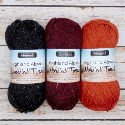 Estelle Highland Alpaca Worsted Tweed