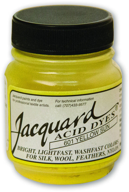 Tinte ácido Jacquard - 601 Amarillo sol - 0.5oz