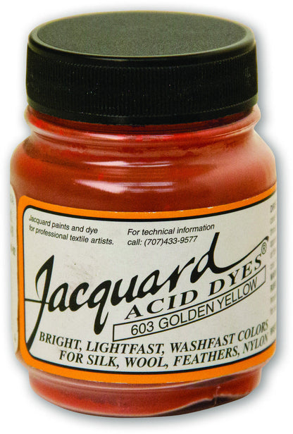 Jacquard Acid Dye - 603 Golden Yellow - 0.5oz