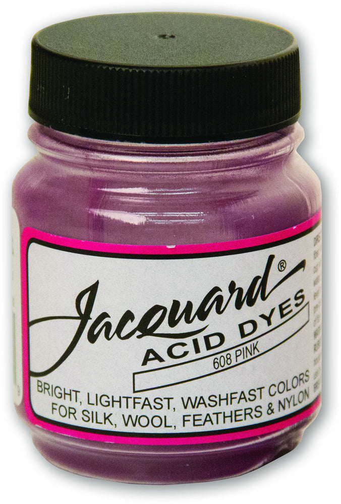 Tinte ácido Jacquard - 608 Rosa - 0.5oz