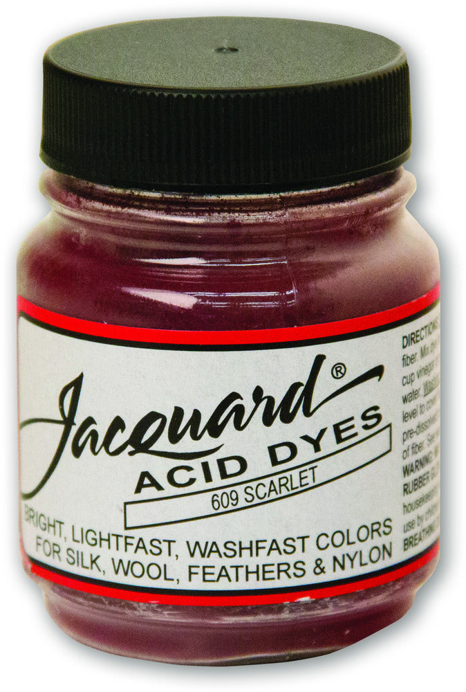 Tinte ácido Jacquard - 609 Escarlata - 0.5oz