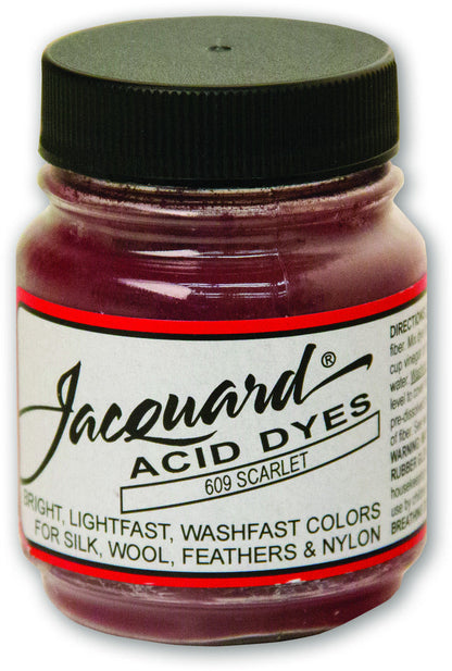 Jacquard Acid Dye - 609 Scarlet - 0.5oz