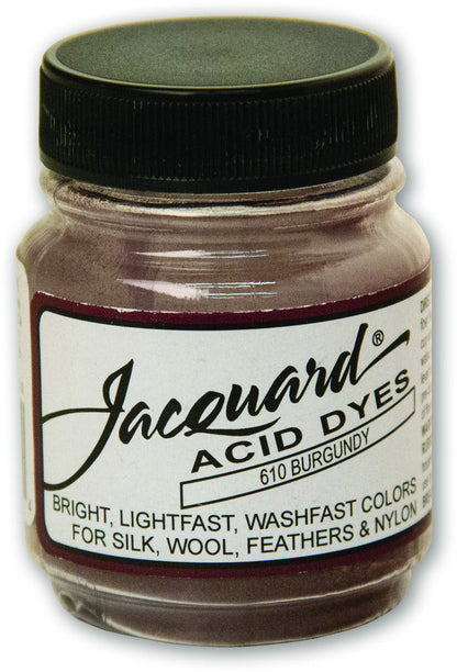 Tinte ácido Jacquard - 610 Borgoña - 0,5 oz