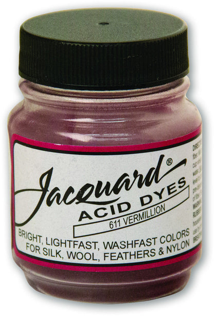 Jacquard Acid Dye - 611 Vermillion - 0.5oz