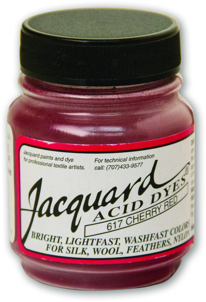 Jacquard Acid Dye - 617 Cherry Red - 0.5oz