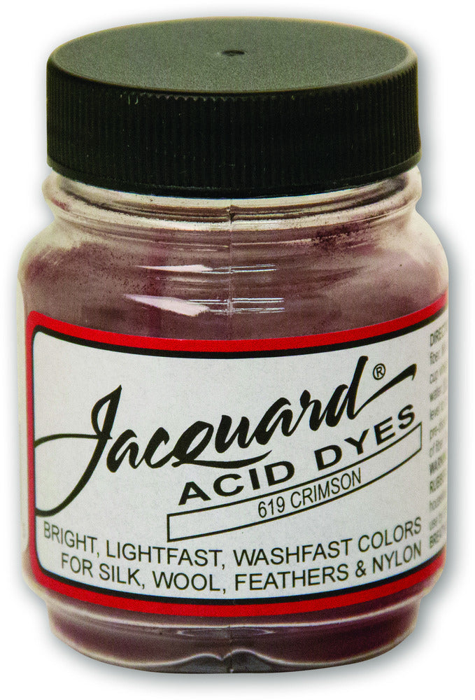 Jacquard Acid Dye - 619 Crimson - 0.5oz