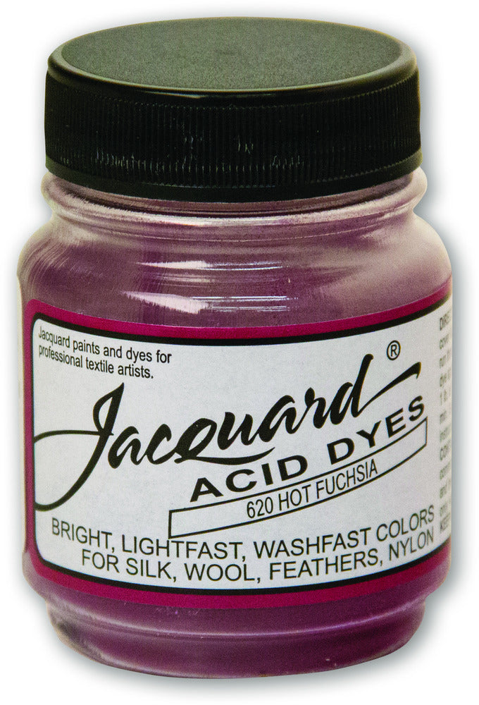 Jacquard Acid Dye - 620 Hot Fuchsia - 0.5oz