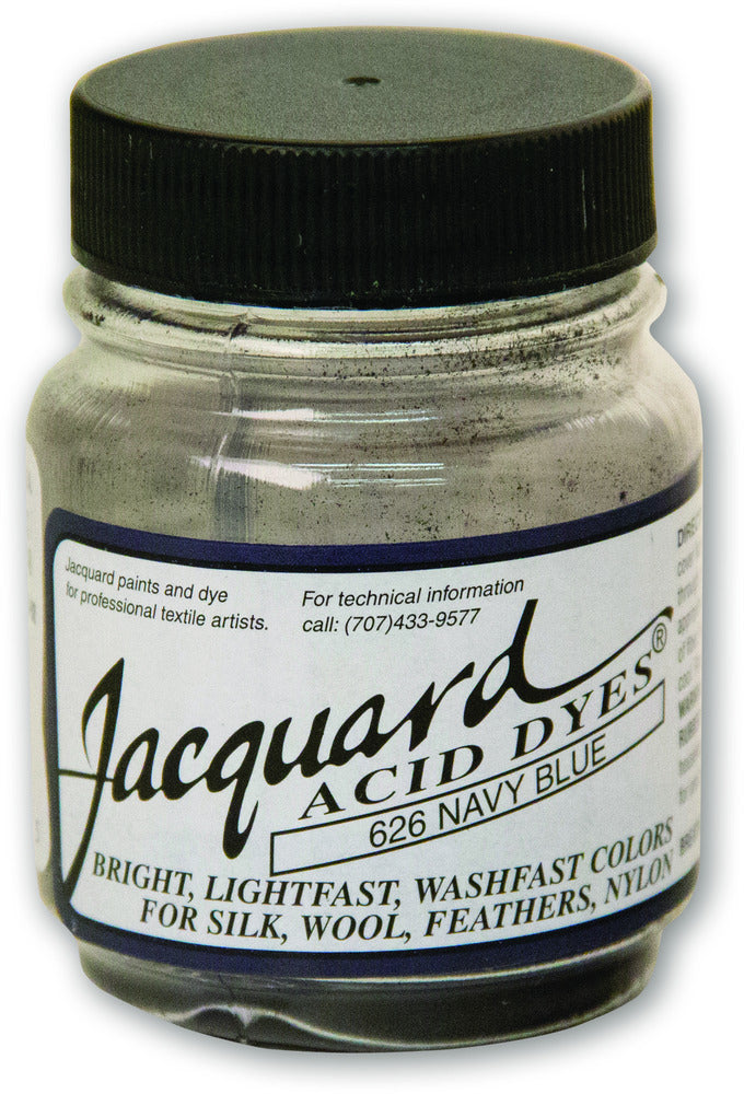 Tinte ácido Jacquard - 626 Azul marino - 0.5oz