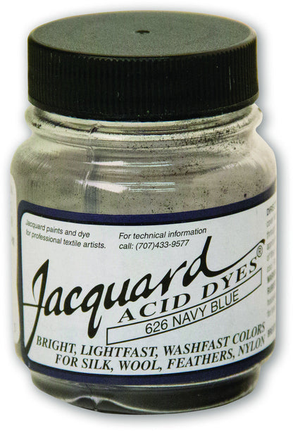 Jacquard Acid Dye - 626 Navy Blue - 0.5oz