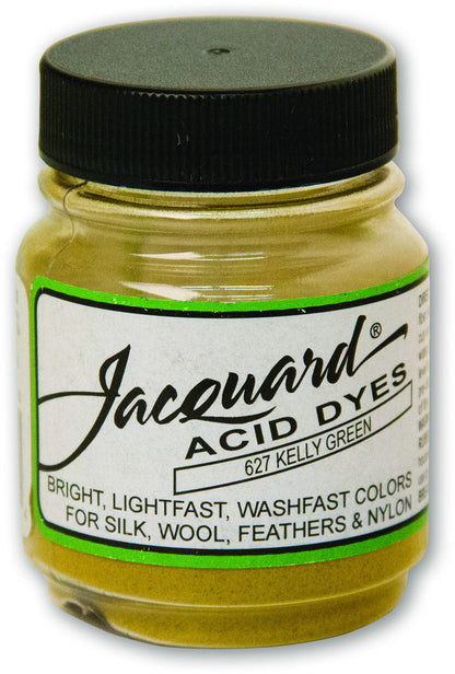 Tinte ácido Jacquard - 627 Verde Kelly - 0.5oz