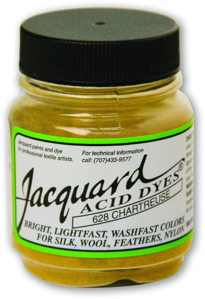 Jacquard Acid Dye - 628 Chartreuse - 0.5oz