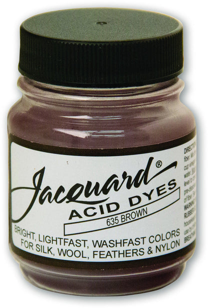 Jacquard Acid Dye - 635 Brown - 0.5oz