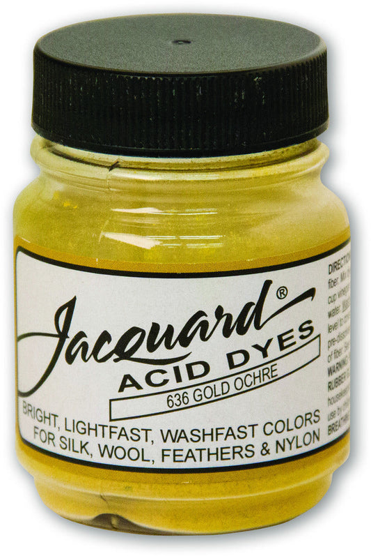 Tinte ácido Jacquard - 636 Ocre dorado - 0,5 oz