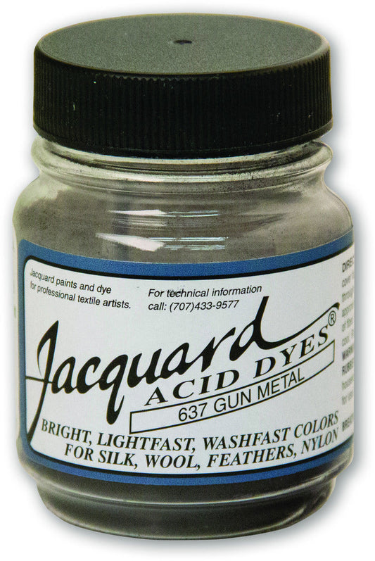 Jacquard Acid Dye - 637 Gun Metal - 0.5oz