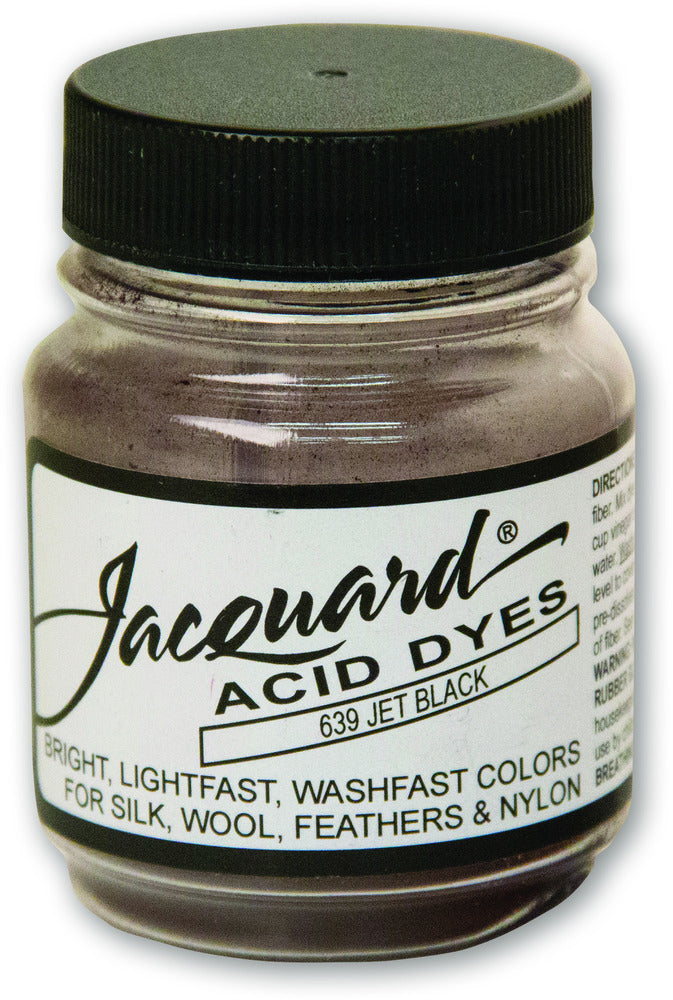 Jacquard Acid Dye - 639 Jet Black - 0.5oz