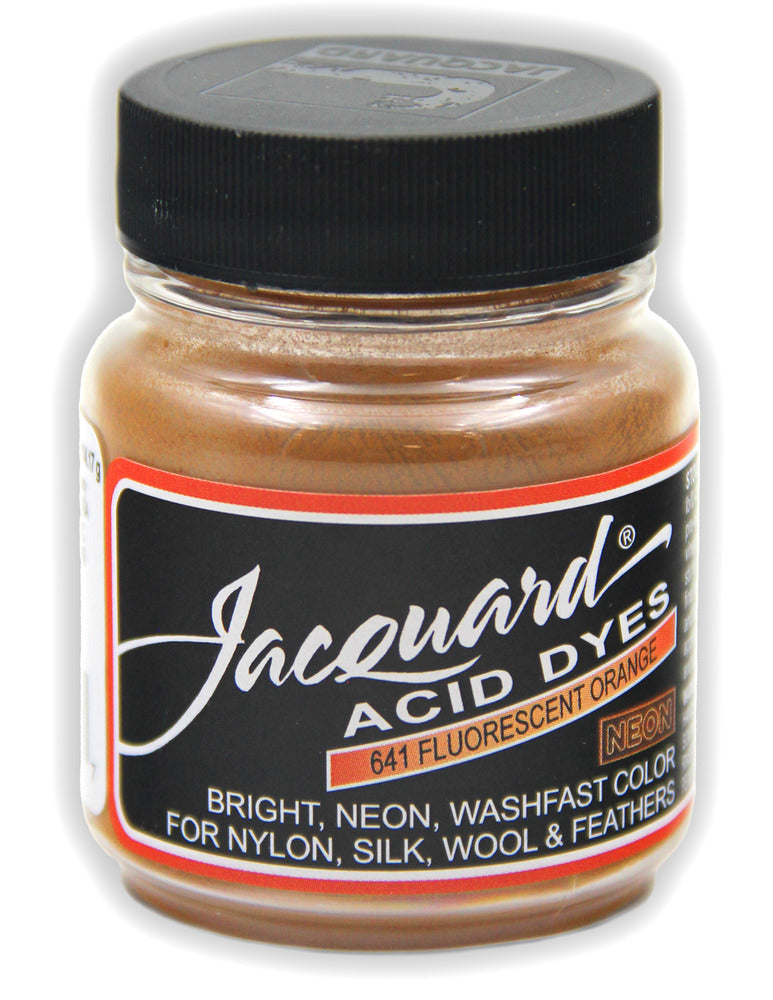 Jacquard Acid Dye - 641 Flourescent Orange - 0.5oz