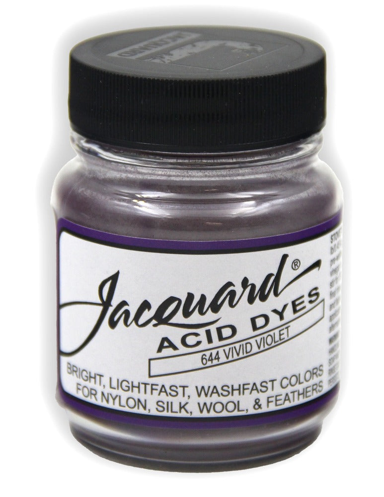 Jacquard Acid Dye - 644 Vivid Violet - 0.5oz