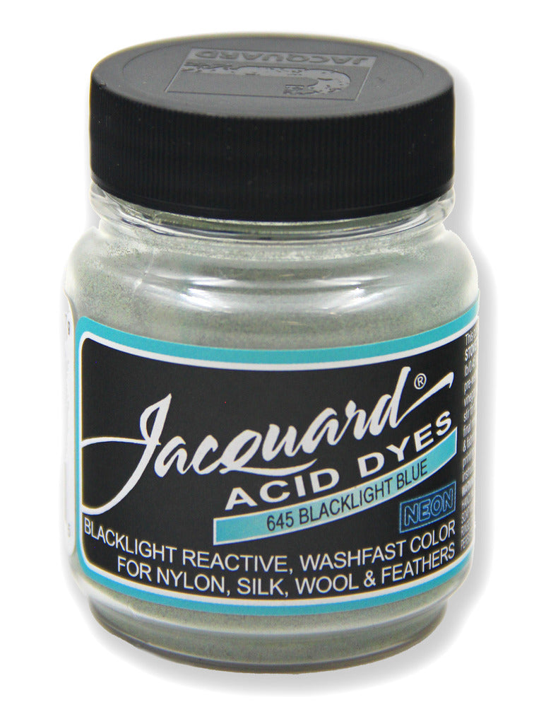 Tinte ácido Jacquard - 645 Azul claro negro - 0.5oz