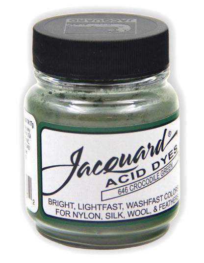 Jacquard Acid Dye - 646 Crocodile Green - 0.5oz