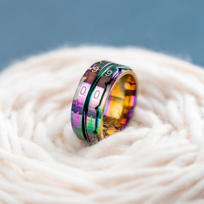 Anillo contador de hileras arcoíris de Knitter's Pride