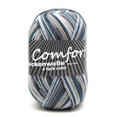 Comfort Wolle Sockenwolle Color de 4 capas