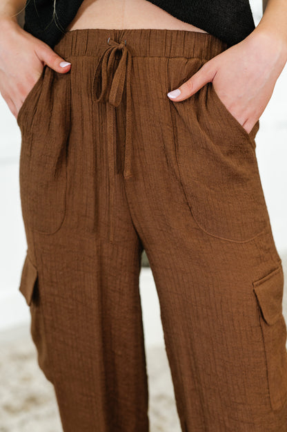 Pantalones cargo rectos Off Duty en marrón