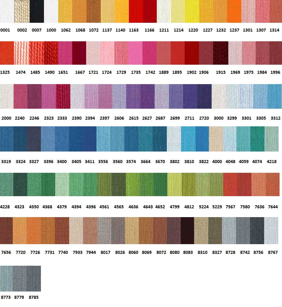 Presencia Algodón Perlado Talla 5 Colores Sólidos