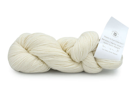 Universal Ready to Dye Bamboo / Merino / Nylon Sock