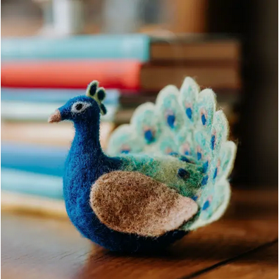 Fabulous Peacock Needle Felting Kit