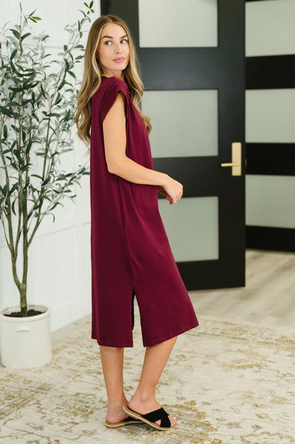 Vestido informal dulce como ese en cabernet