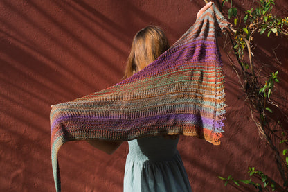 Tarla Shawl Kit in Urth Uneek Cotton DK