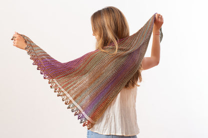 Tarla Shawl Kit in Urth Uneek Cotton DK