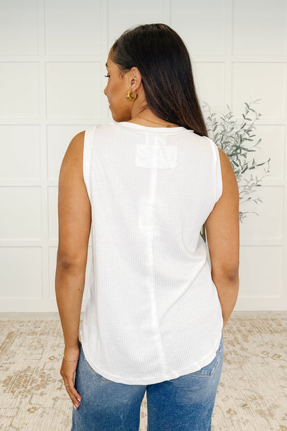 Camiseta de tirantes de cuello redondo Thread Theory en color marfil