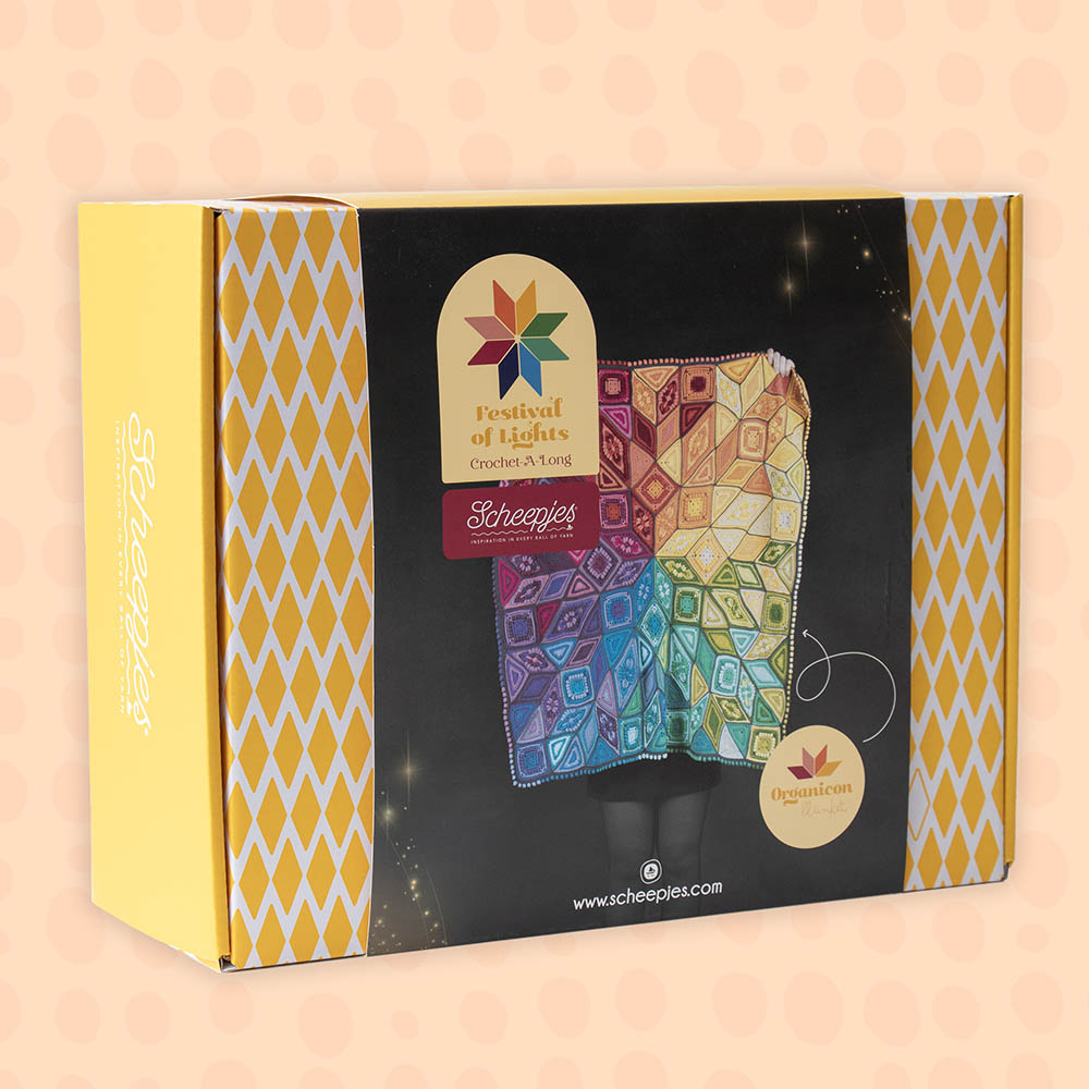 Scheepjes CAL Festival of Lights Blanket Kit - Organicon - PREORDER