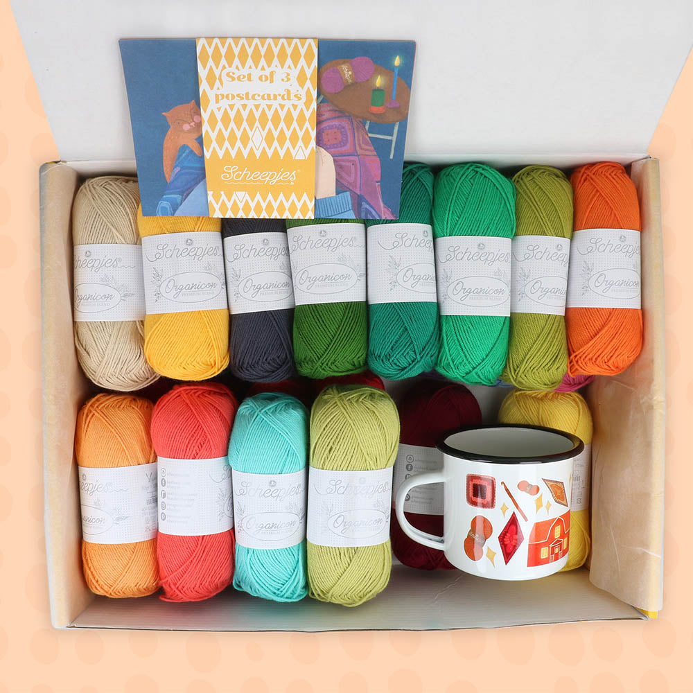 Scheepjes CAL Festival of Lights Blanket Kit - Organicon - PREORDER