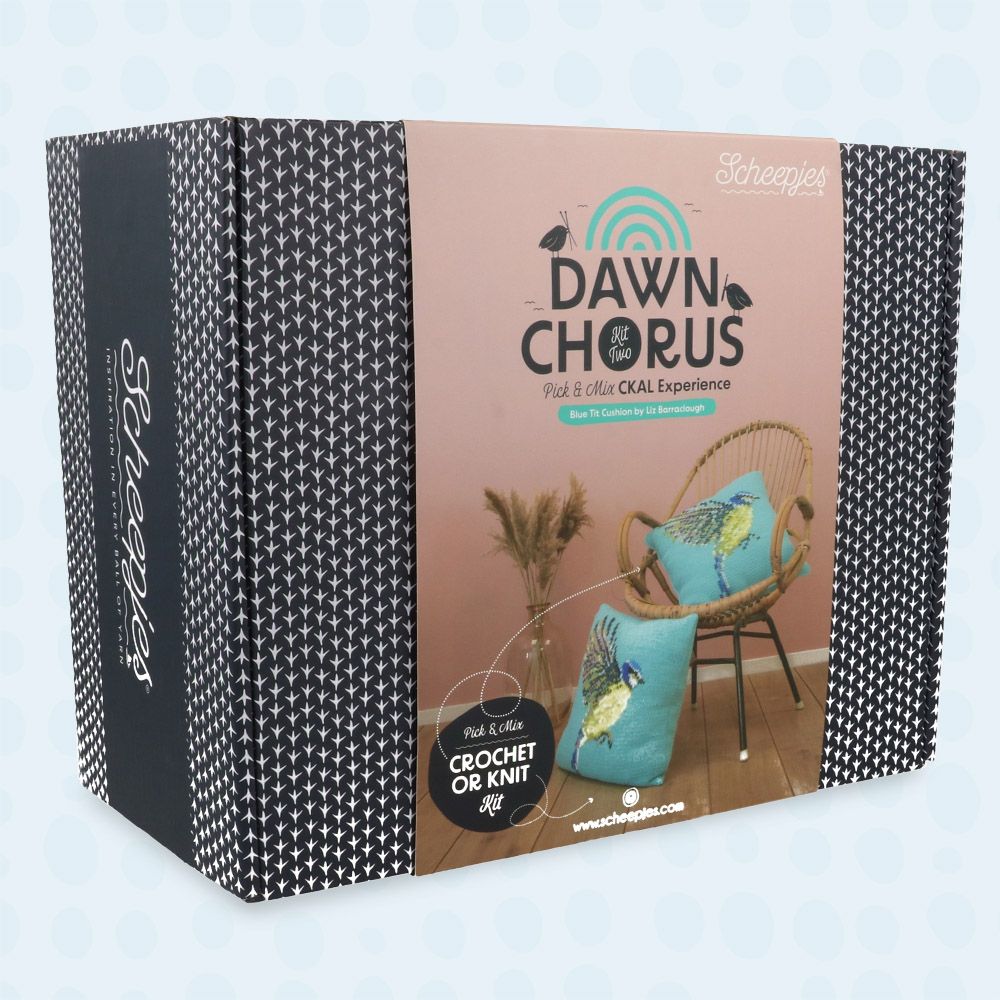 Scheepjes Dawn Chorus CKAL: Blue Tit Cushion Kit