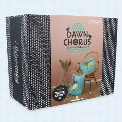 Scheepjes Dawn Chorus CKAL: Kit de cojines de herrerillo azul