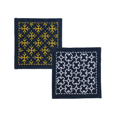 Olympus Sashiko Hitomezashi Starter Kit - Coasters