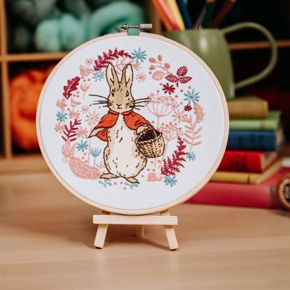 Beatrix Potter -  Flopsy Goes Blackberry Picking Embroidery Kit