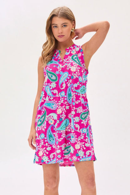 Vestido de tirantes Dear Scarlett Lizzy en rosa intenso