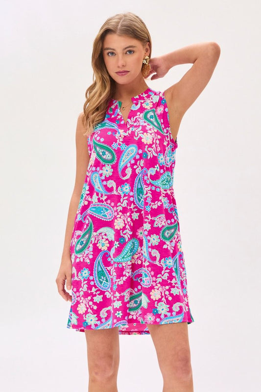 Vestido de tirantes Dear Scarlett Lizzy en rosa intenso
