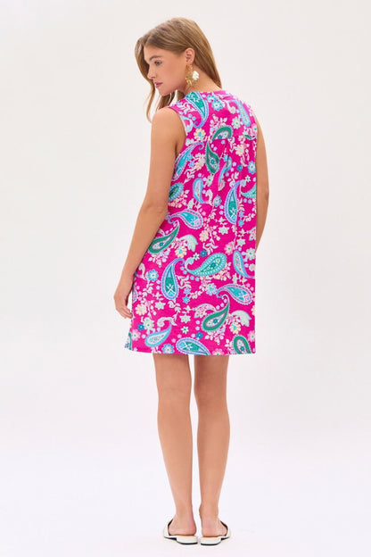 Vestido de tirantes Dear Scarlett Lizzy en rosa intenso